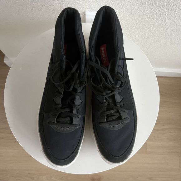 Sorel Ona 503 Black High Top Lace Up Sneaker Women’s 10.5 - Picture 3 of 8